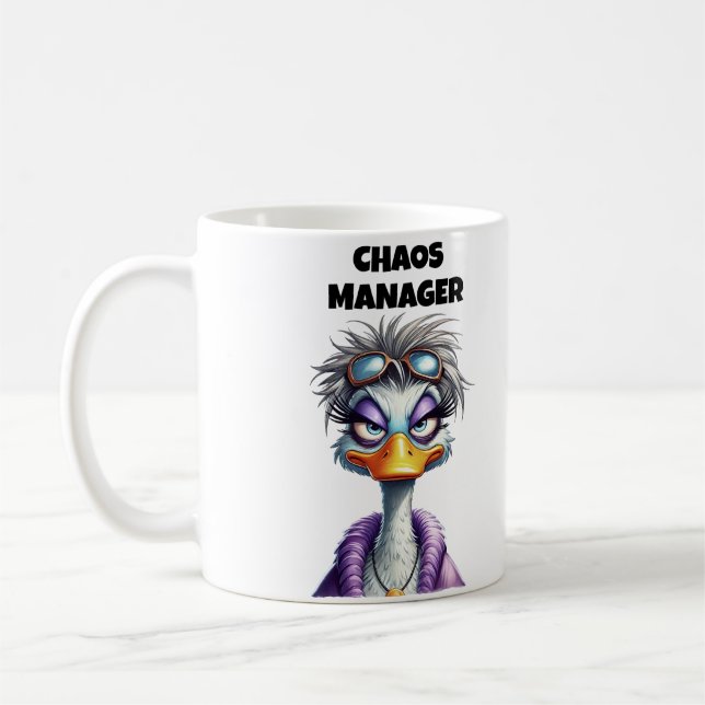 Taza De Café Administrador de caos mamá (Izquierda)