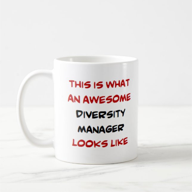 Taza De Café administrador de diversidad, impresionante (Izquierda)
