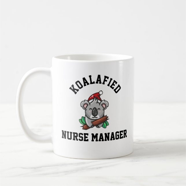 Taza De Café Administrador de enfermería de Koalafied (Izquierda)