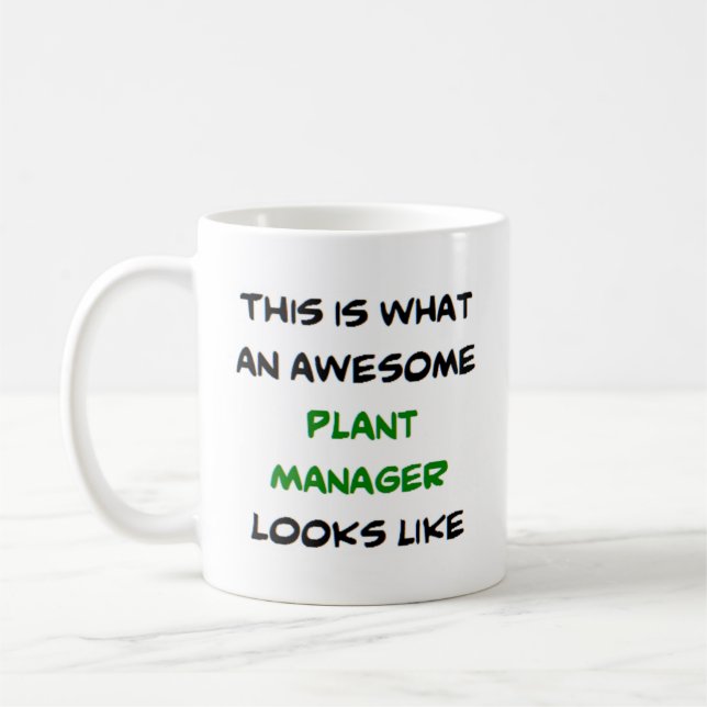 Taza De Café administrador de plantas, impresionante (Izquierda)