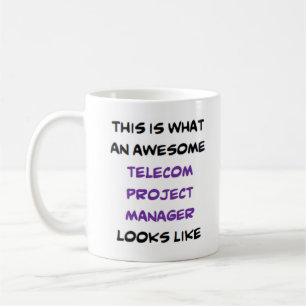Taza De Café administrador de proyectos de telecomunicaciones,