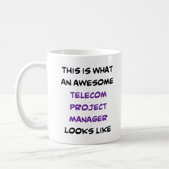 Taza De Café administrador de proyectos de telecomunicaciones,  (Izquierda)