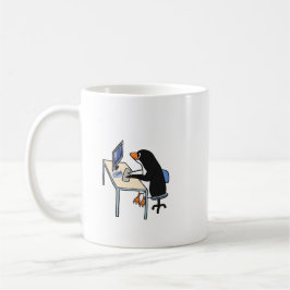 Taza De Café administrador de sistema del tux del pingüino