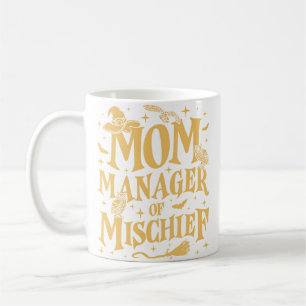 Taza De Café Administrador Mágico De Mamá De Travesuras Día De