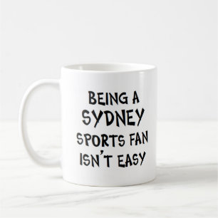 Taza De Café admirador del deporte de Sydney, siendo