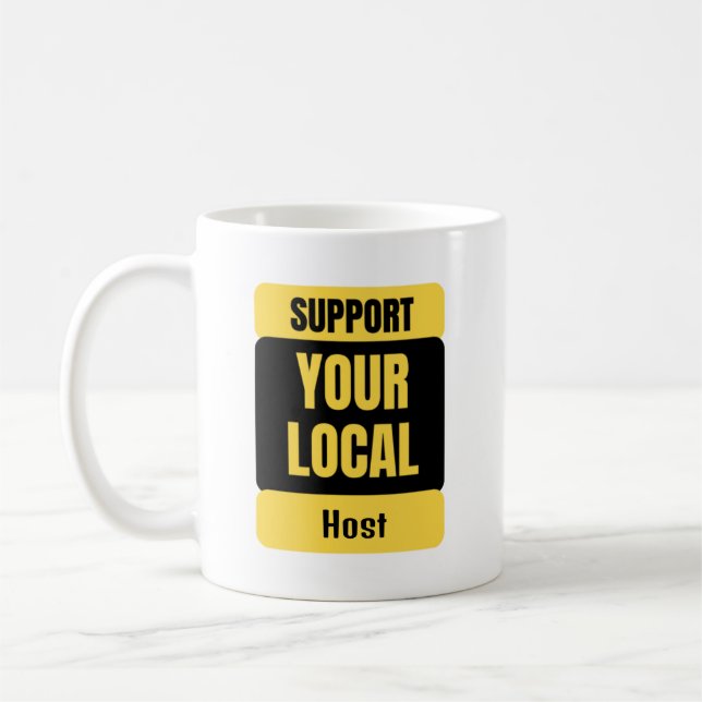 Taza De Café Admitir el host local (Izquierda)