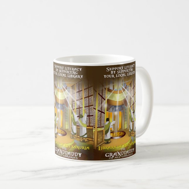 Taza De Café Admitir el Mug de biblioteca local (Anverso derecho)