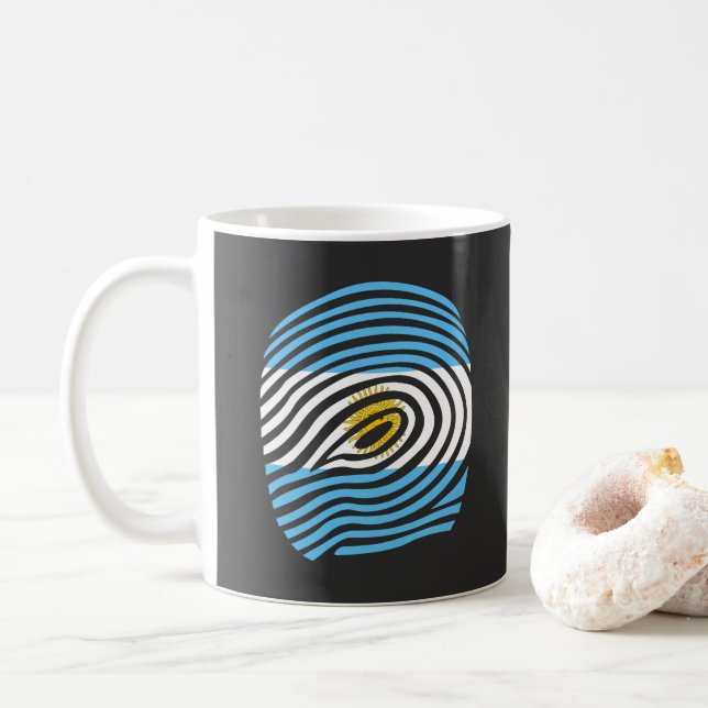 Taza De Café ADN de Argentina (Con donut)