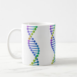 Taza De Café ADN de doble hélice