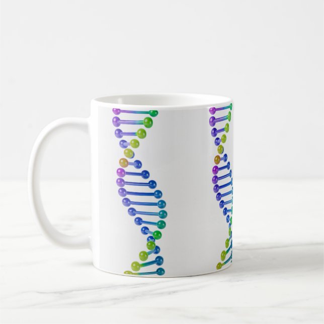 Taza De Café ADN Helix doble (Izquierda)