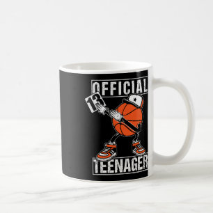 Taza De Café Adolescente Oficial 13 Años Divertido Bysketbyll
