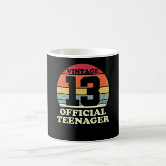 Taza De Café Adolescente oficial de 13 años