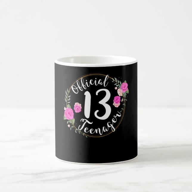Taza De Café Adolescente oficial de 13 años (Centro)