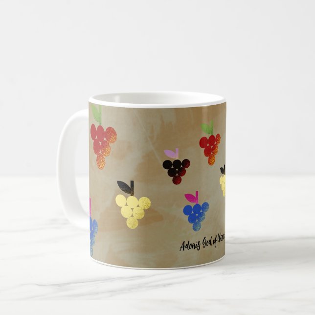 Taza De Café Adonis Dios del Vino (Anverso izquierdo)