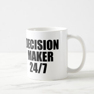 TAZA DE CAFÉ ADOPCIÓN DE DECISIONES 24/7