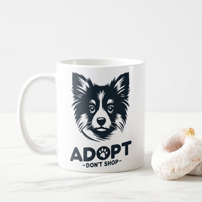 Taza De Café Adopta no compres 3 (Con donut)