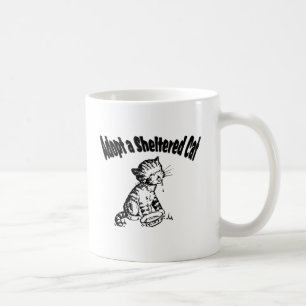 Taza De Café Adopta un gato protegido