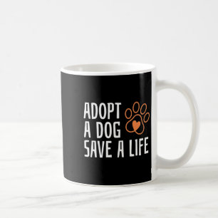 Taza De Café Adopta un perro salva una vida día nacional del pe