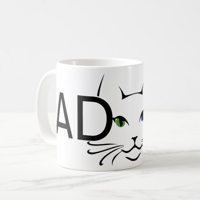 Taza De Café Adoptar gato (Anverso izquierdo)