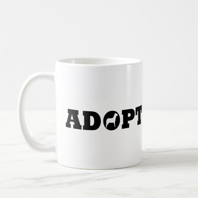 Taza De Café Adoptar mascotas (Izquierda)