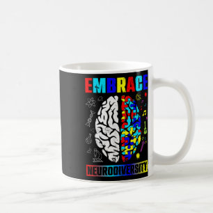 Taza De Café Adoptar Neurodiversidad Autismo Concienciación Hom