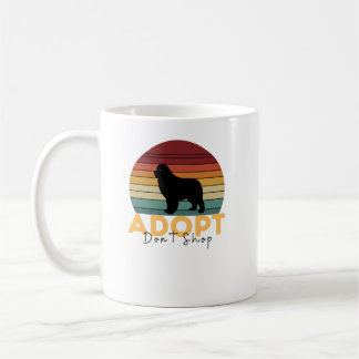 Taza De Café Adoptar no comprar peluca de perro nueva - regalo 