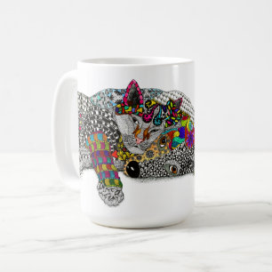 Taza De Café Adoptar no comprar perro y gato