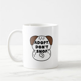 Taza De Café Adoptar un día de Mascota de refugio | Mug de sopo