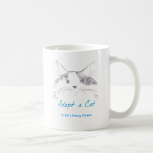 Taza De Café Adopte un gato