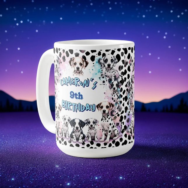 Taza De Café Adorable acuarela dálmata (Subido por el creador)