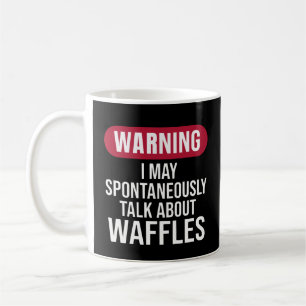 Taza De Café Adorable advertencia: puedo hablar espontáneamente