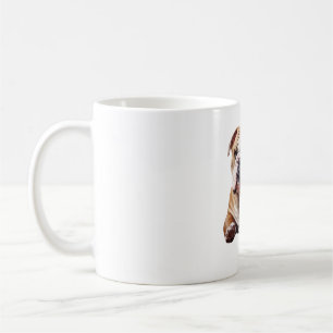 Taza De Café Adorable Bulldog inglés pipa - Mascota final por