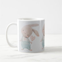 Adorable Bunny Mug - Perfecto para las duchas para