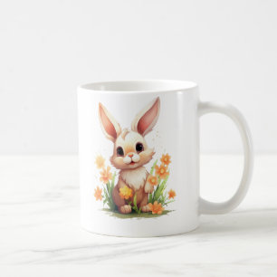 Taza De Café Adorable Bunny Serenity Cup