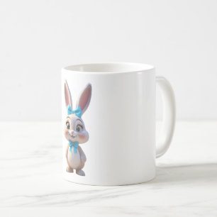 Taza De Café Adorable conejito de Pascua - Deslumbramiento feri