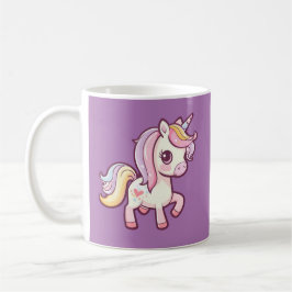 Taza De Café Adorable Cute Pastel Unicorn