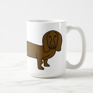 Taza De Café Adorable Dachshund Coffee Mug