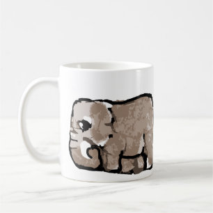 Taza De Café Adorable Elephant Mug
