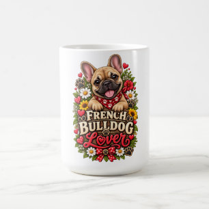 Taza De Café Adorable estampa floral de la huella de la pata de
