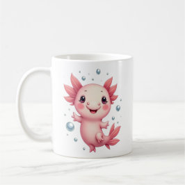Taza De Café Adorable Kawaii Axolotl Agua dulce
