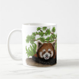 Taza De Café Adorable me encantaron los niños del Panda Rojo