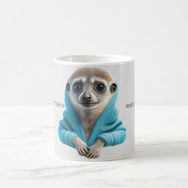 Taza De Café Adorable Meerkat Coffee Mug (Centro)