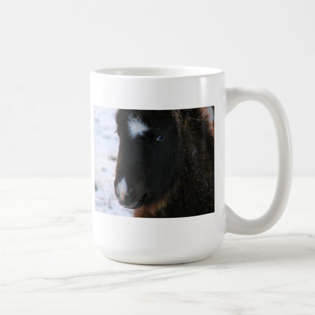 Taza De Café Adorable Mini Caballo Filamente (Derecha)