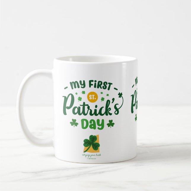 Taza De Café Adorable My First St Patrick's Day Classic (Izquierda)