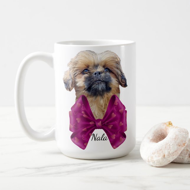 Taza De Café Adorable Nala Shih Tzu Puppy Dog  (Con donut)