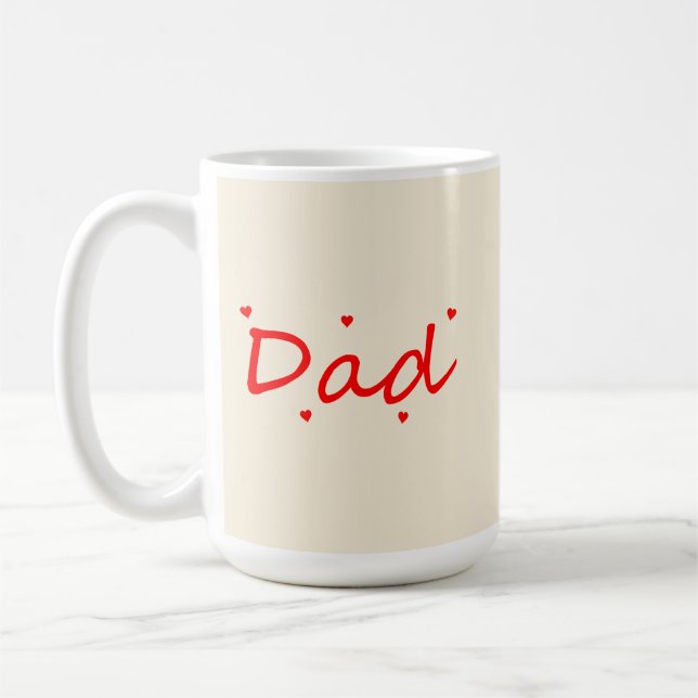 Taza De Café Adorable Papá  (Izquierda)