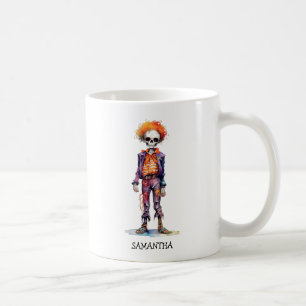 Taza De Café Adorable Pastel Zombie - Cute Halloween