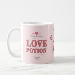Taza De Café Adorable San Valentín Rosa Cupido Amor Spell