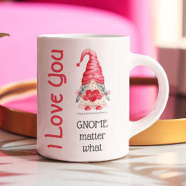 Taza De Café Adorable San Valentín ¿Serás mi Gnomin?