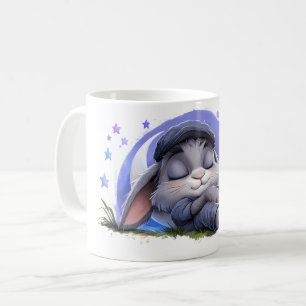 Taza De Café Adorable Sleepy Bunny Mug